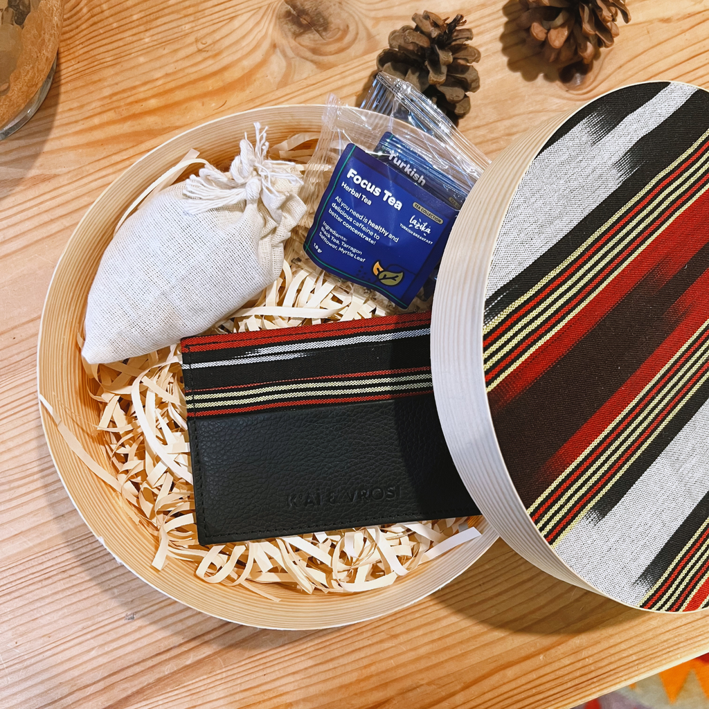 Kartlıklı Peştemal Kaplı Kutu - K'ai&Vrosi 