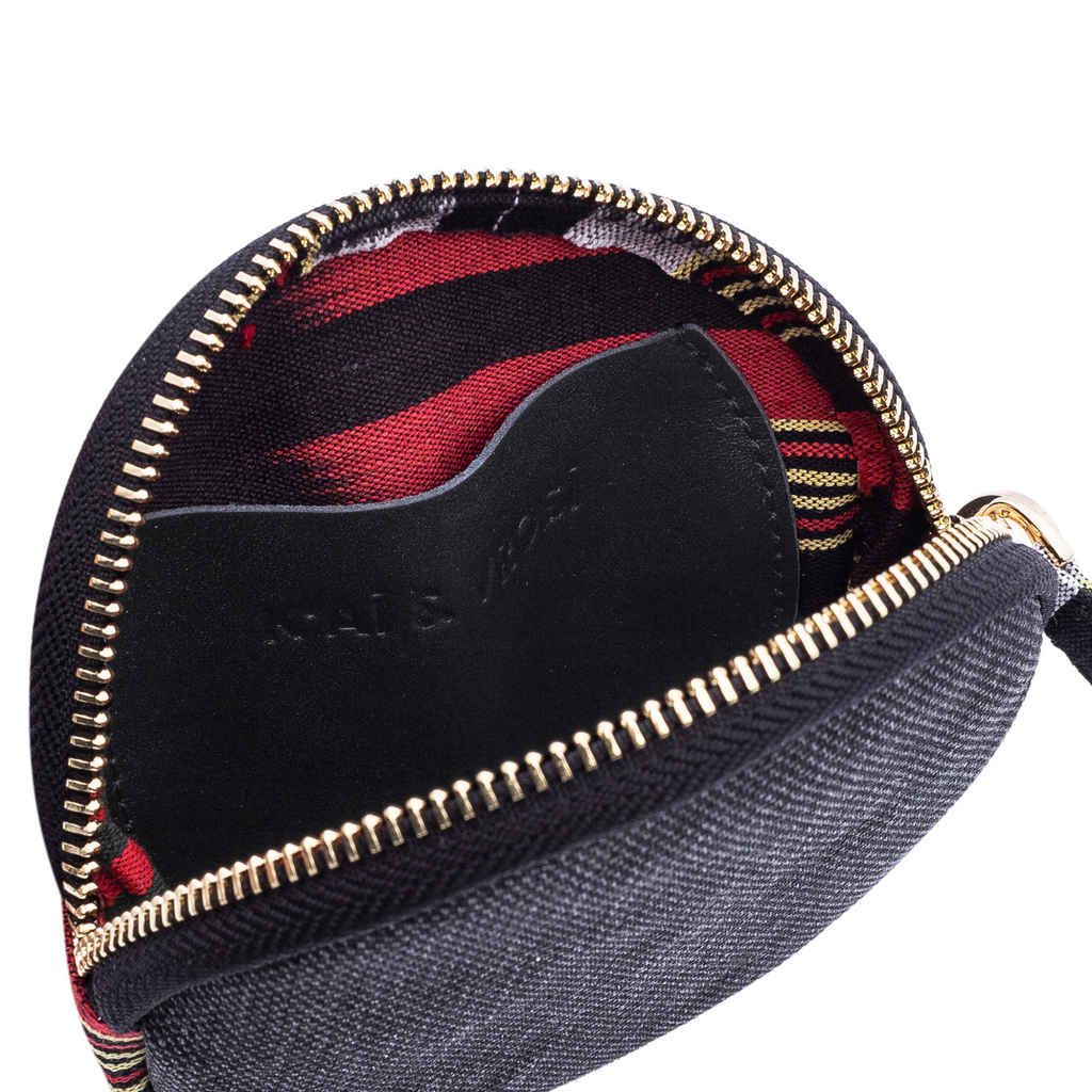 Peştemal Kumaşlı Siyah Kanvas Çona - K'ai&Vrosi 